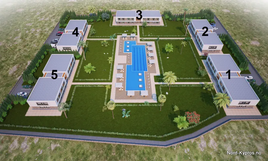 Plantegning – Deja Blue Eco Wellness
