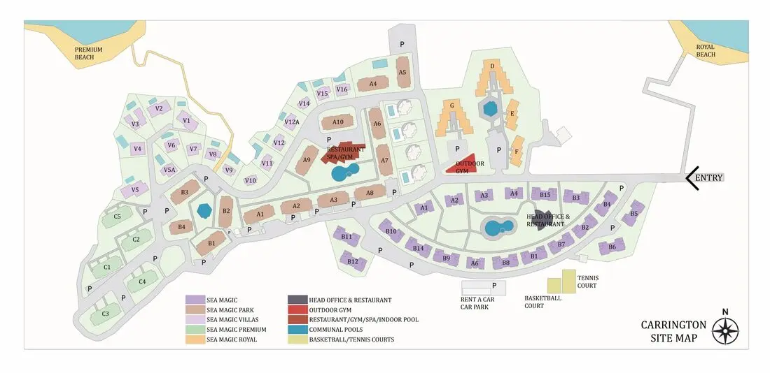 Floor plan – Sea Magic Park – penthouse B3-4